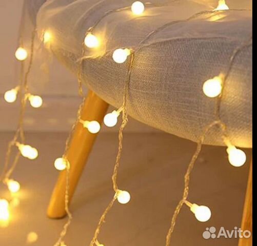 Наружная гирлянда для комнаты 100 свет 10 метров