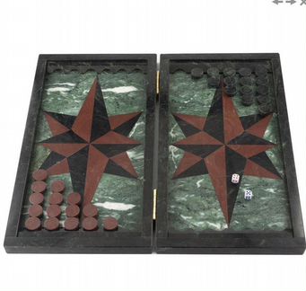 Каменные Шахматы нарды шашки 3 в 1