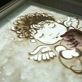 Световой стол планшет для рисования песком 25 на 3