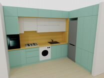 Дизайн-проект корпусной мебели кухня гардероб шкаф
