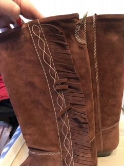 Сапоги женские замшевые 37 размера