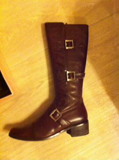 Сапоги кожаные