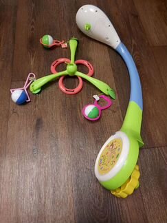 Мобиль, книга fisher price, шелестящие игрушки