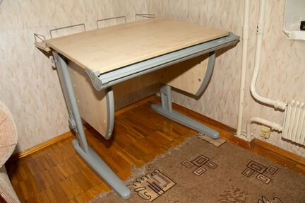 Парта Дэми сут-14-01 75 х 80 см (цвет: клен серый)