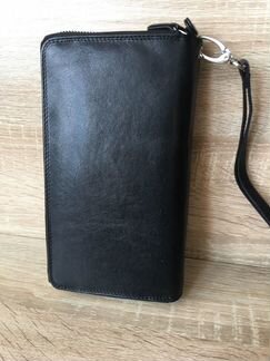 Клатч визитка из натуральной кожи