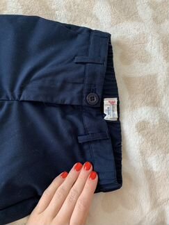 Школьная форма синяя брюки button blue 122