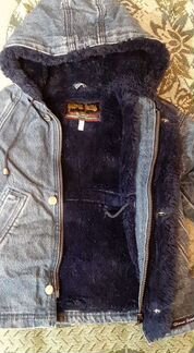 Джинсовая куртка на меху р. 24