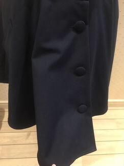 Юбка новая темно-синяя из габардина 42-44