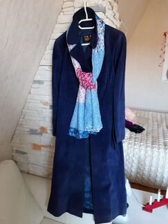 Замшевые пальто