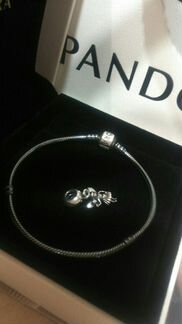 Новый браслет окси и шарм Pandora оригинал