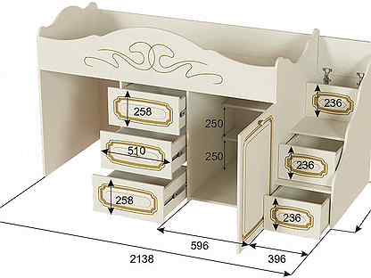 Кровать чердак софия