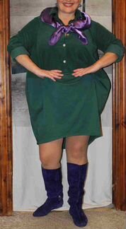 Эффектн.,стильн.туника-платье 50-56.Оч стройнит