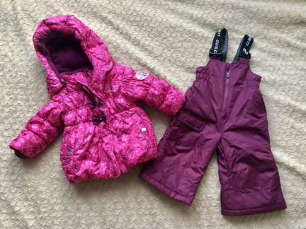 Зимний костюм на девочку Gusti 80