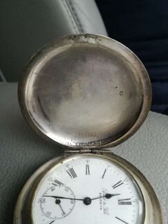 Часы карманные perret & fils серебро 19век