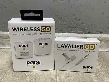 Rode white. Rode Lavalier go (белый). Rode Wireless go белый сумка.