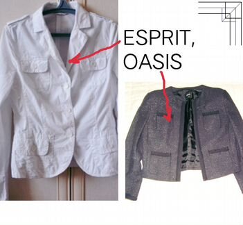 Жакет пиджак Esprit, Oasis новые
