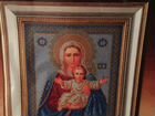 Икона бисером Кроше Богородица Леушинская объявление продам