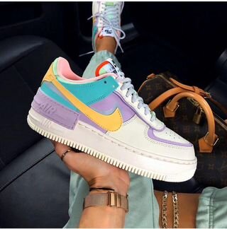 Кроссовки nike air force shadow white