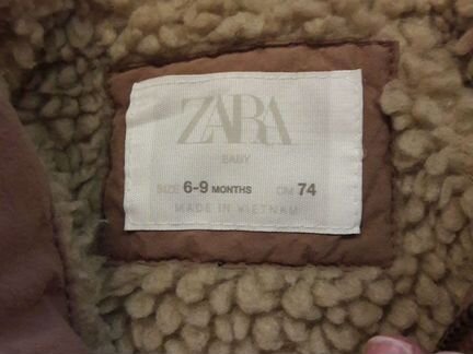 Куртка Zara для девочки 74р