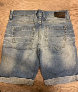 Джинсовые шорты Pull&Bear синие