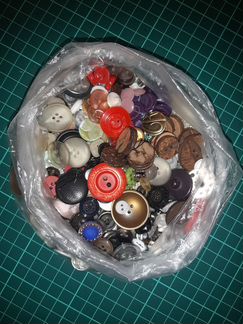 Пуговицы разные (мешок)