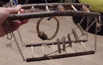 Подвесной мостик для грызунов