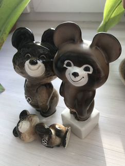 Олимпиада-80. 3 Мишки. Фарфор лфз, Вербилки