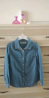 Джинсовая рубашка для девочки Zara р.116
