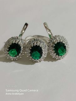 Комплект серебро 925 пробы