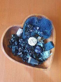 Декор для дома, сухоцветы, кокосовое волокно