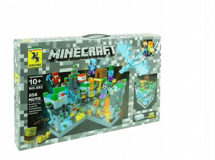 Конструктор Minecraft LED 858 Деталей