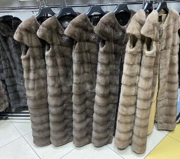 Норковые жилеты норковая безрукавка