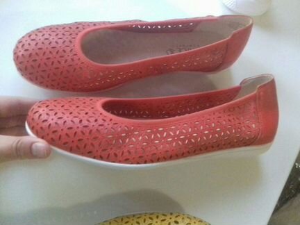 Балетки туфли натуральная кожа новые Caprise