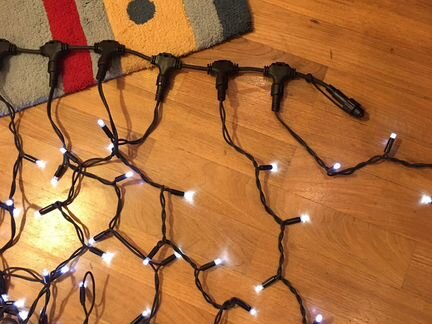 Гирлянда уличная / занавес 2 на 2 метра