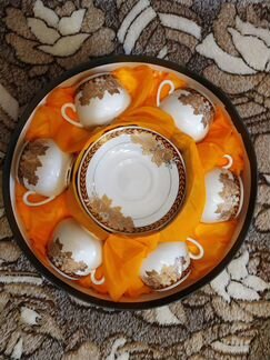 Фарфоровый кофейный сервиз