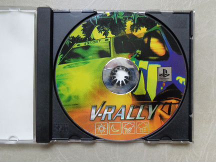 V-rally игра для PlayStation