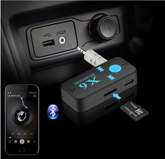 Bluetooth 5,0 аудио AUX Стерео для автомобиля