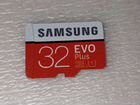 Карта памяти MicroSD Samsung evo plus 32gb
