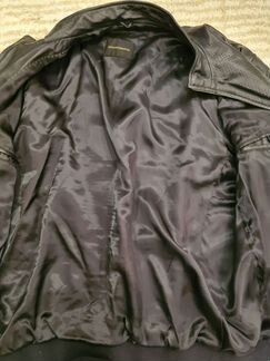 Кожаная куртка весна-осень мужская