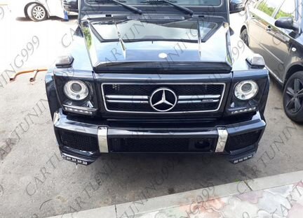 Уголки brabus Mercedes G463 с оригинал дхо хром