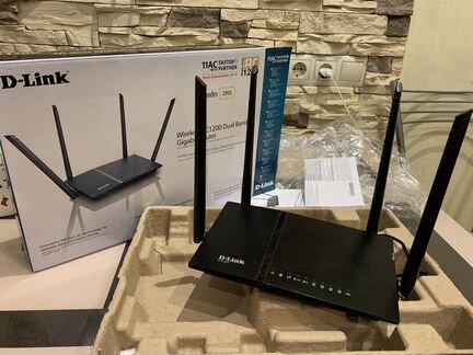 Wifi роутер 2.4 и 5 ггц dlink dir-825