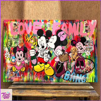 Поп арт на холсте интерьерные картины акрилом