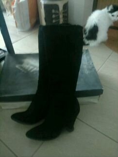 Сапоги зимние Австрия, нат кожа и мех