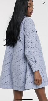Платье трапеция ASOS из хлопка S
