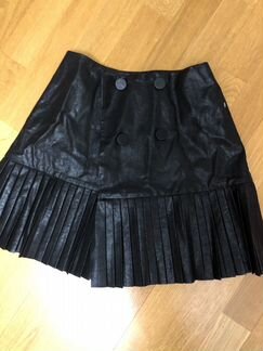 Кожаная юбка zara