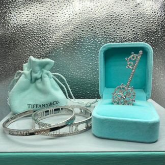 Браслет Тиффани ключ Tiffany серебро