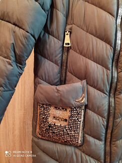 Пуховик с капюшоном утеплитель полиэстер б/у