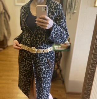 Ремень женский золотой