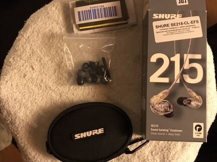 Наушники shure SE215-CL-EFS
