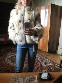 Куртка меховая элегангная подкладка шелк
